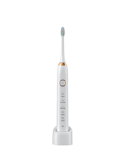 Rechargeable Sonic Toothbrushwith 5 Cleaning Modes, TravelCase and Charging Base